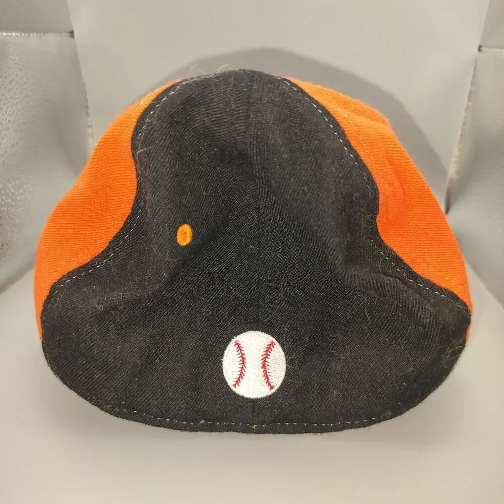 San Francisco Giants Playoff Collection Baseball Cap Hat Size 7 3/8 Black Orange